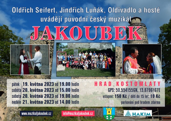 Muzikál Jakoubek - Představení - Květen 2023
